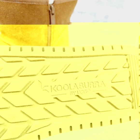 Koolaburra by UGG Victoria Mini Brown Suede Side Bow Winter Ankle Boots W288 - Picture 8 of 10